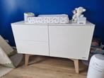 Commode Kidsmill Sixties mat wit/eiken, Kinderen en Baby's, Kinderkamer | Commodes en Kasten, Ophalen, 50 tot 70 cm, 100 cm of meer