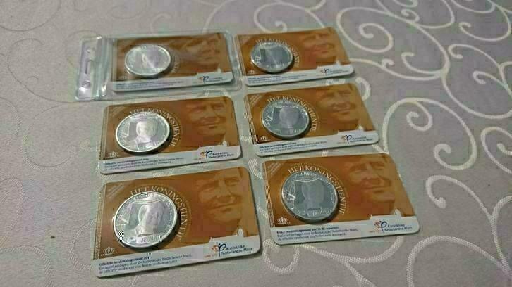 Het koningstientje €10 BU BU BU, Postzegels en Munten, Munten | Nederland, Euro's, Koningin Beatrix, Zilver, Ophalen of Verzenden