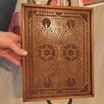 Fries houtsnijwerk dienblad., Ophalen of Verzenden