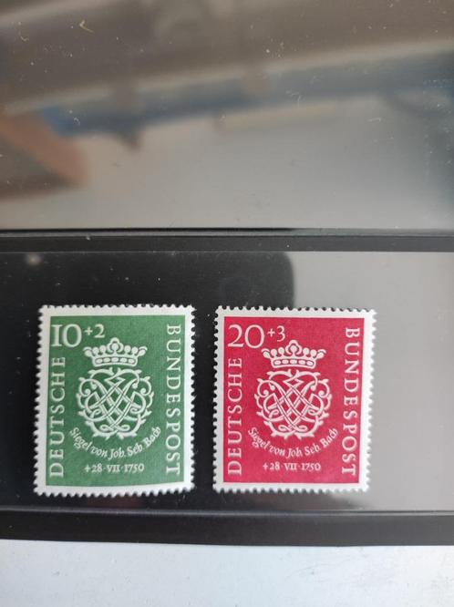 Duistland Bundespost nr 121-122 postfris., Postzegels en Munten, Postzegels | Europa | Duitsland, Postfris, BRD, Ophalen of Verzenden