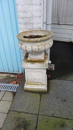 Bloempot op sokkel ( beton ), Tuin en Terras, Ophalen, Rond, 40 cm of meer, 40 tot 70 cm