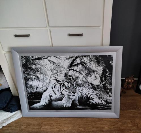 Grote lijst met panter poster, Huis en Inrichting, Woonaccessoires | Schilderijen, Tekeningen en Foto's, Schilderij, 75 cm of meer