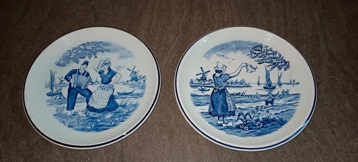 Delfts Blauwe Boch Wandbordjes, Antiek en Kunst, Antiek | Wandborden en Tegels, Ophalen of Verzenden