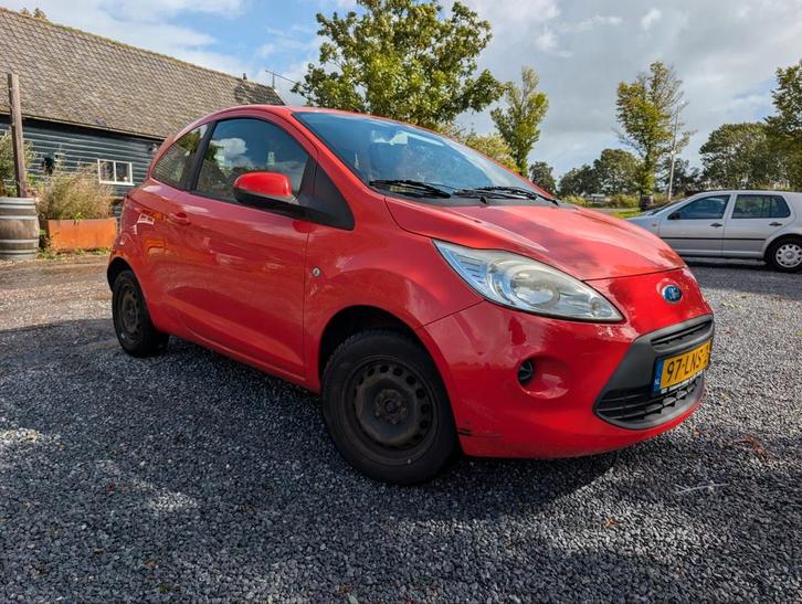 Ford Ka 1.2 51KW 2010 Rood, Auto's, Ford, Particulier, Ka, Airconditioning, Elektrische ramen, Benzine, B, Hatchback, Handgeschakeld