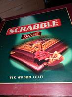 Scrabble Deluxe Editie - Compleet!, Drie of vier spelers, Ophalen of Verzenden, Gebruikt, Mattel