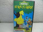 vhs 13a sesamstraat ik ben te groot, Cd's en Dvd's, VHS | Kinderen en Jeugd, Alle leeftijden, Ophalen of Verzenden, Gebruikt, Kinderprogramma's en -films
