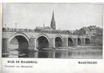 wijk  maastricht  maasbrug  1900 clichédruk schnabel, Verzamelen, Foto's en Prenten, Gebruikt, Verzenden, Voor 1940, Prent