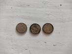 3 x 10 Cents  1939 -1941 -1941, Postzegels en Munten, Munten | Nederland, Koningin Wilhelmina, 10 cent, Ophalen of Verzenden