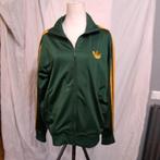 Vintage Adidas Trainingsjack - Groen/Geel - Maat L, Maat 52/54 (L), Ophalen of Verzenden, Zo goed als nieuw, Adidas