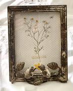 Vintage fotolijst metaal met vogels. Afm. 17/25, Audio, Tv en Foto, Fotografie | Fotolijsten, Ophalen of Verzenden, Nieuw