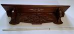 Grote friese kerfsnede wand console houtsnijwerk wandplank, Antiek en Kunst, Verzenden