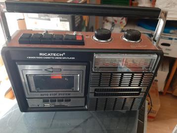Ricatech Radio/Cassetterecorder met USB/SD beschikbaar voor biedingen