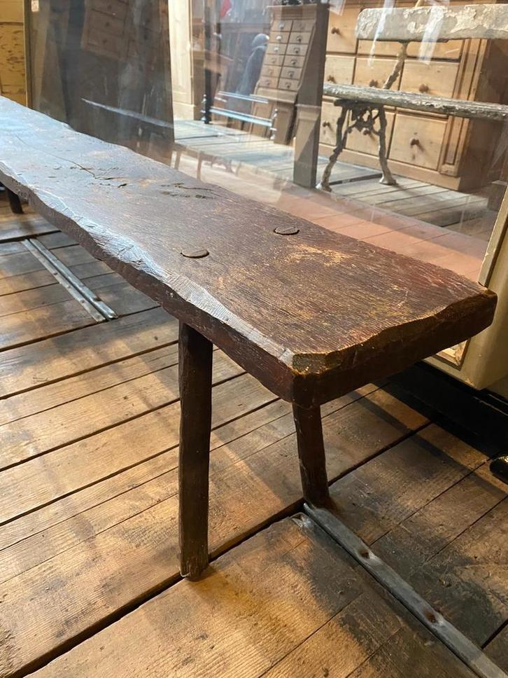 Boerenbank landelijke bank eettafelbank sidetable, Antiek en Kunst, Antiek | Meubels | Stoelen en Banken, Ophalen