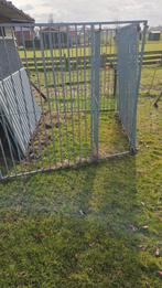 Kennelpanelen thermisch verzinkt 6 stuks, Ophalen, IJzer, Sierhekwerk, Met poort