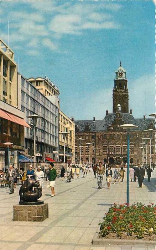 (380-860-035) Rotterdam Stadhuisplein, Verzamelen, Ansichtkaarten | Nederland, Zuid-Holland, Verzenden