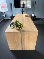 Tafel eikenhout 210 * 90 cm, Ophalen, Eikenhout, 200 cm of meer, 50 tot 100 cm