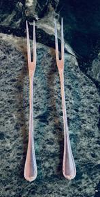 2 x christofle rubans slakken(escargot) serveer vorken, Antiek en Kunst, Ophalen of Verzenden