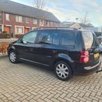 Volkswagen Touran 1.9 TDI 77KW 7P 2009 Zwart, Voorwielaandrijving, Stof, Zwart, 7 stoelen