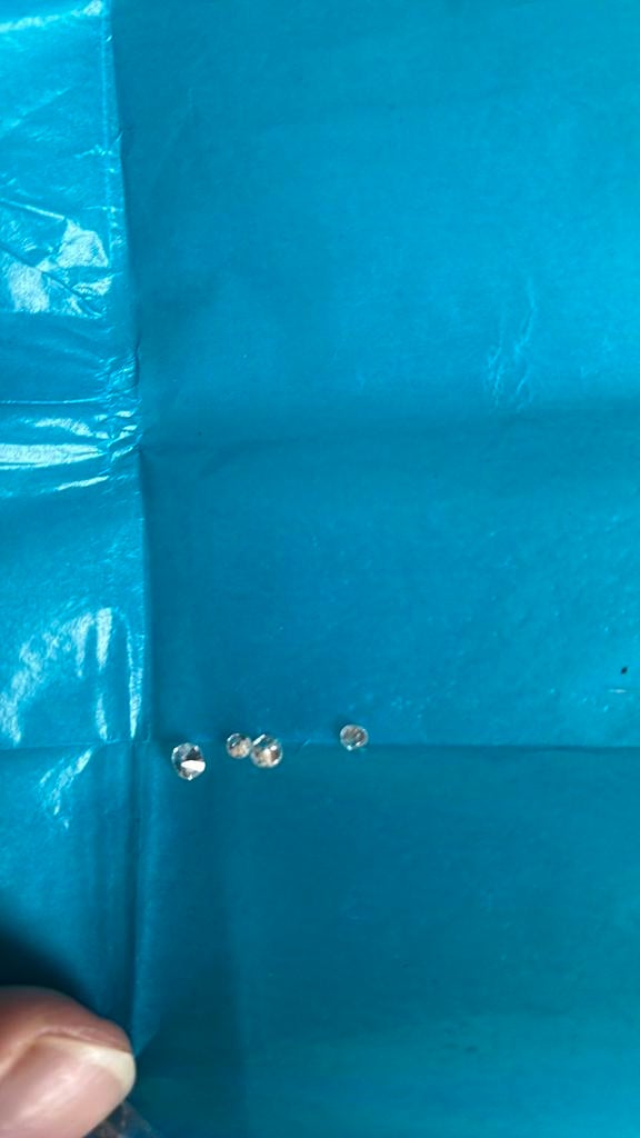 0,49 karaat diamant briljant geslepen ouder slijpsel, Sieraden, Tassen en Uiterlijk, Edelstenen, Ophalen of Verzenden, Gebruikt