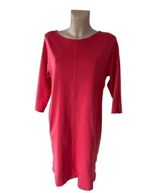 Vanilia jurk L, Kleding | Dames, Jurken, Zo goed als nieuw, Maat 42/44 (L), Rood, Onder de knie, Ophalen of Verzenden