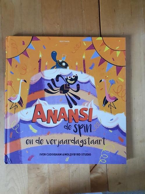 Anansi de spin  en de verjaardagstaart  van Iven Cudogham, Boeken, Kinderboeken | Kleuters, Verzenden