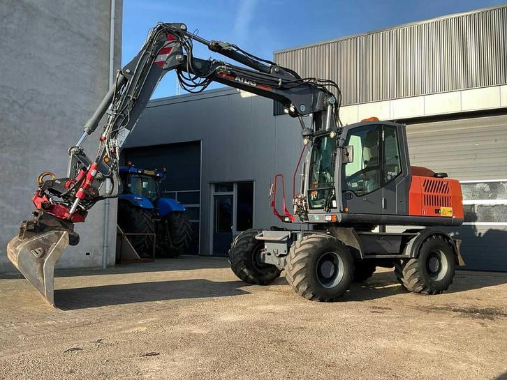 2013 Atlas 150W Banden graafmachine, Zakelijke goederen, Machines en Bouw | Kranen en Graafmachines, Graafmachine