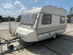 Caravan chateau  met voortent in zeer goede en nette staat, Caravans en Kamperen, Overige merken, Standaardzit, Bedrijf, 750 - 1000 kg