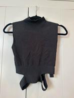 ZARA grijze mouwloze top met col en cut-outs – maat S, Zara, Ophalen of Verzenden, Zo goed als nieuw, Grijs
