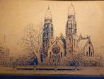 DE MEEUW VAN ROTTERDAM ORGINEEL SCHILDERIJ NU 20 EURO ZIE FO, Antiek en Kunst, Ophalen of Verzenden