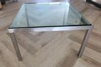 Design Metaform salontafel, Huis en Inrichting, Ophalen, Vierkant, 55 tot 75 cm, Glas