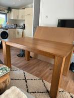 Houten eettafel 140x90cm, Huis en Inrichting, Tafels | Eettafels, Ophalen, Gebruikt, 100 tot 150 cm, 50 tot 100 cm