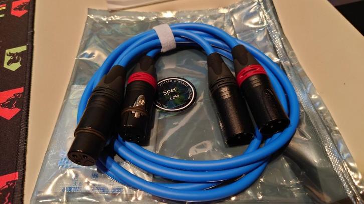 GUSTARD 3-Pin Balanced XLR Copper Cable OCC, Audio, Tv en Foto, Audiokabels en Televisiekabels, Nieuw, Interlink-kabel, Minder dan 2 meter