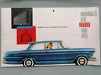 Opel Rekord P2 brochure 1960"s, Ophalen of Verzenden, Opel, Zo goed als nieuw