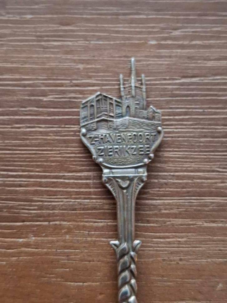 Oud lepeltje Zierikzee - Zuidhavenpoort, Antiek en Kunst, Antiek | Bestek, Ophalen of Verzenden