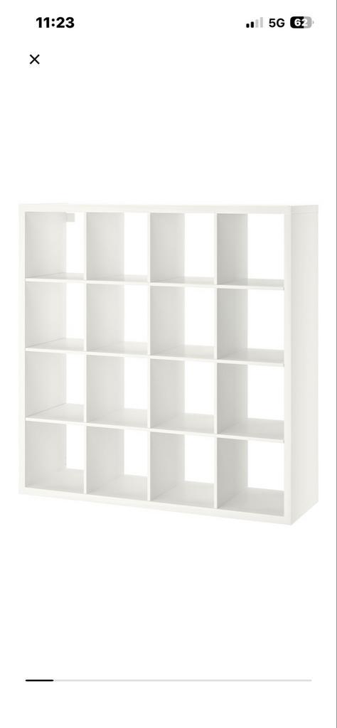 Vakkenkast, Huis en Inrichting, Kasten | Boekenkasten, Zo goed als nieuw, 100 tot 150 cm, 25 tot 50 cm, Met plank(en), Kunststof
