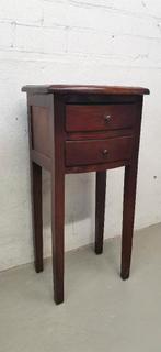 Klassiek Haltafeltje, Huis en Inrichting, Tafels | Sidetables, Ophalen, Gebruikt, 50 tot 100 cm, Overige houtsoorten