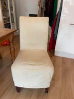 6 Eetkamerstoelen met wasbare hoes, Huis en Inrichting, Stoelen, Ophalen of Verzenden, Gebruikt, Overige kleuren, Stof
