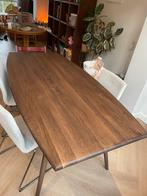 Eettafel Bjarte Goossens 180x90 massief eiken, Ophalen, 50 tot 100 cm, Zo goed als nieuw, 150 tot 200 cm