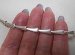 Zilveren massief modernist collier nr.811, Verzenden, Zo goed als nieuw, Zilver, Zilver