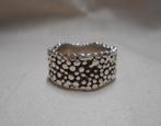 Zilveren modernist ring maat 17 nr.1424, Verzenden, Zo goed als nieuw, 17 tot 18, Dame