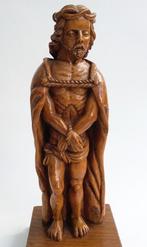 Om 1750-1800 Koloniaal Vruchtenhout Beeld Christus Ecce Homo