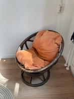 Vintage rotan stoel, Huis en Inrichting, Fauteuils, Ophalen, Gebruikt, Minder dan 75 cm, Vintage