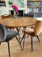 Stalen tafelpoten eettafel zwart, Huis en Inrichting, Tafels | Eettafels, Ophalen, Minder dan 50 cm, 50 tot 100 cm, Industrieel, modern