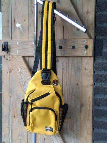 Ideale crossbody, schoudertas, slingbag okergeel beschikbaar voor biedingen