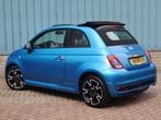 Fiat 500C Sport 0.9 TwinAir Turbo 80pk | NAVI | CLIMA | BLUE, Stof, Gebruikt, Euro 6, Cabriolet