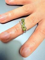 Peridot Glamour Ring, Nieuw, Ophalen of Verzenden, Dame, Zilver