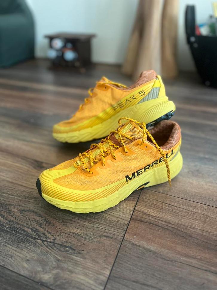 Merrell Agility Peak 5 - Maat 47 - Vibram zool, Sport en Fitness, Loopsport en Atletiek, Zo goed als nieuw, Hardloopschoenen, Overige merken