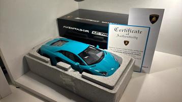 Lamborghini Aventador lp700 -4 turquoise bleu autoart 1.18 beschikbaar voor biedingen