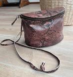 Fred de la Bretoniere tas Marianneke slangenleer bruin/zwart, Sieraden, Tassen en Uiterlijk, Tassen | Damestassen, Ophalen of Verzenden