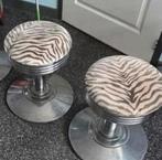2 zebraprint krukken, Huis en Inrichting, Ophalen, Zo goed als nieuw, Overige materialen